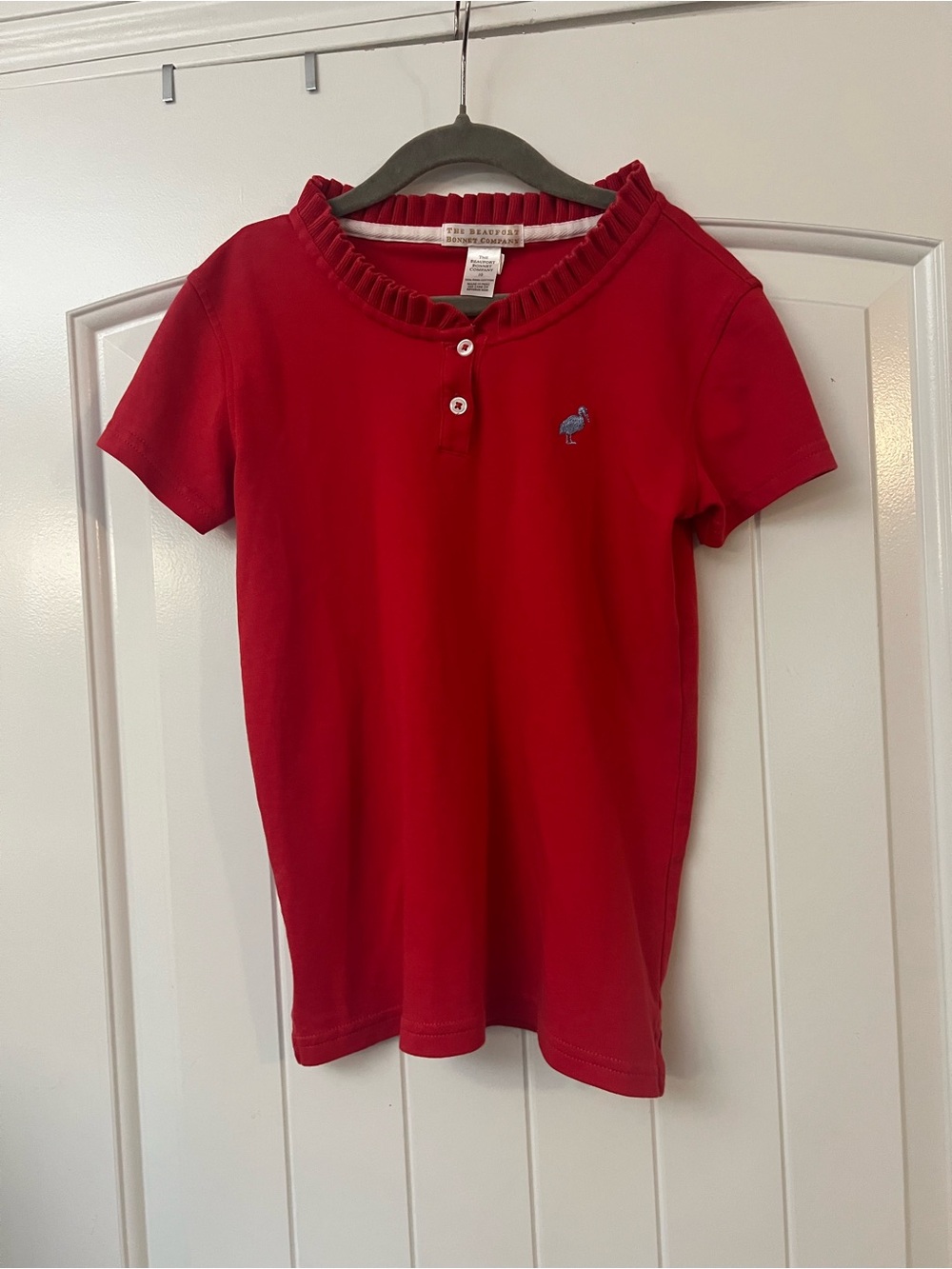 TBBC Ruffle-Collar Polo Tee for Kids